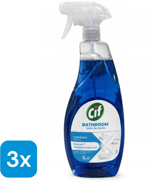 3x Cif Badkamerreiniger 1L
