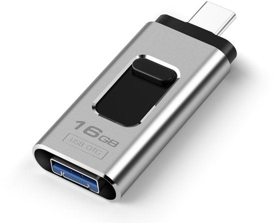 Vlectro - 4-in-1 USB-stick voor smartphone, tablet en laptop - 64 GB