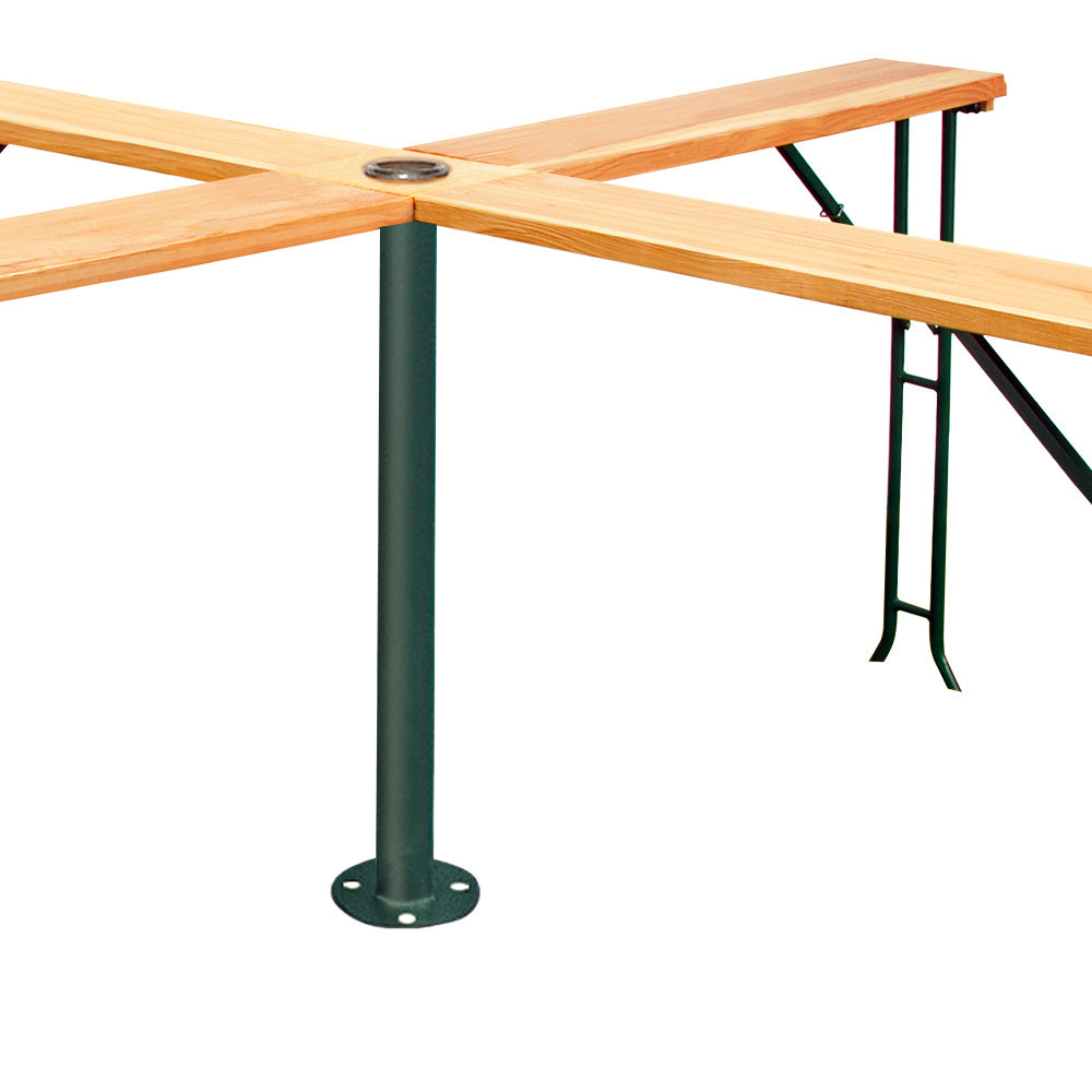 Casaria Tuin/Statafel XXL Inklapbaar Weerbestendig - 241x241x104 cm