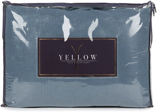 Gele ICA bedsprei - Pacific Blue - 180 x 260 cm