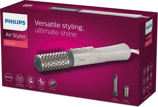 Philips 7000 Series Air Styler – Fohnborstel - Voor glanzend, gezond haar met veel volume - BHA710/00