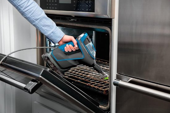 BISSELL PowerFresh Slim Steam Stoomreiniger 1500W - 3 in 1 Stoom Dweil - Multifunctionele Handstomer voor o.a. Badkamer, Keuken - Mop voor Harde & Houten Vloeren - Lichtgewicht 1.9kg - Incl. 4 Opzetstukken - 2234N