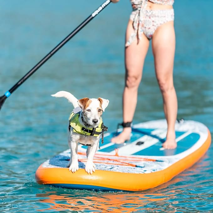CampSup Opblaasbaar SUP Board Complete Set – Inclusief Peddel, Pomp, Tas, Vin & Veiligheidslijn