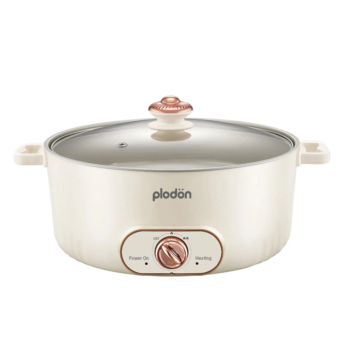 Plodon Elektrische Hotpot 7 Liter – Multifunctionele Kookpan met Antiaanbaklaag – 1600W – Ø 30,5 x 8,5 cm – RHG-70XVv