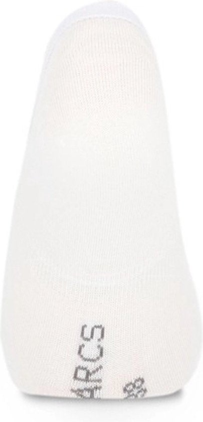 Marcmarcs - 2 paar onzichtbare sneakersokken - Antislip tape op hiel - Maat 38 - Blauw