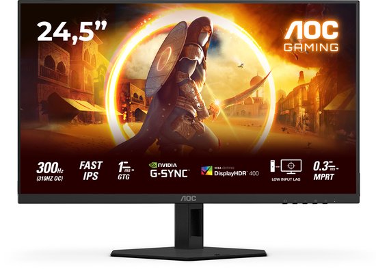 AOC G4 25G4SRE - Full HD IPS Gaming Monitor - 25 inch - 310hz