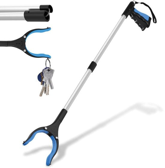 Safe Age® Grijper voor ouderen – Afvalgrijper - Extra Lang 90 cm – Opvouwbaar – met 360° Draaibare Kop & Magneet