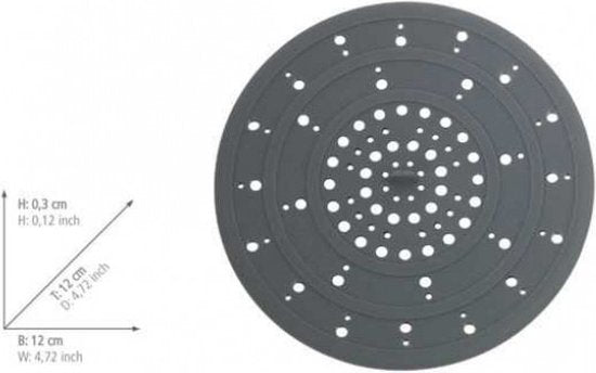 Gootsteenfilters Wenko 53011100 12 x 0,3 cm Grijs Siliconen