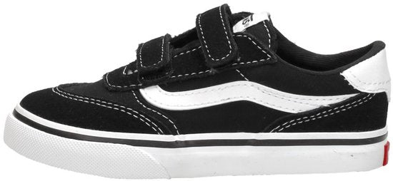 Vans Brooklyn LS V SUEDE/CANVAS ZWART/WIT Uniseks Sneakers - ZWART/WIT - Maat 23,5