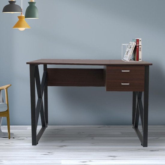 VDD - Bureau - Bruin - 55x110x75 cm