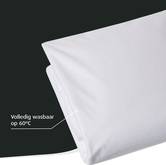 Home by TEMPUR® matrasbeschermer 140 x 210 x 25 cm – waterdicht – verkoelend – anti huisstofmijt – cooling TENCEL – wit