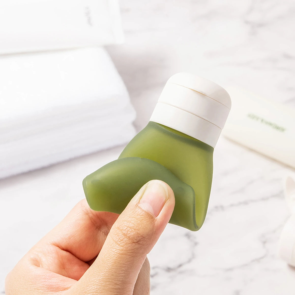 JORDAN&JUDY Reis Navulflessen Siliconen - 50 ml - Herbruikbaar, Lekvrij