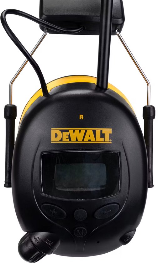DeWalt DPG658-EU - Gehoorbeschermer - FM - DAB+ - AUX - Batterij - Elektronisch Display