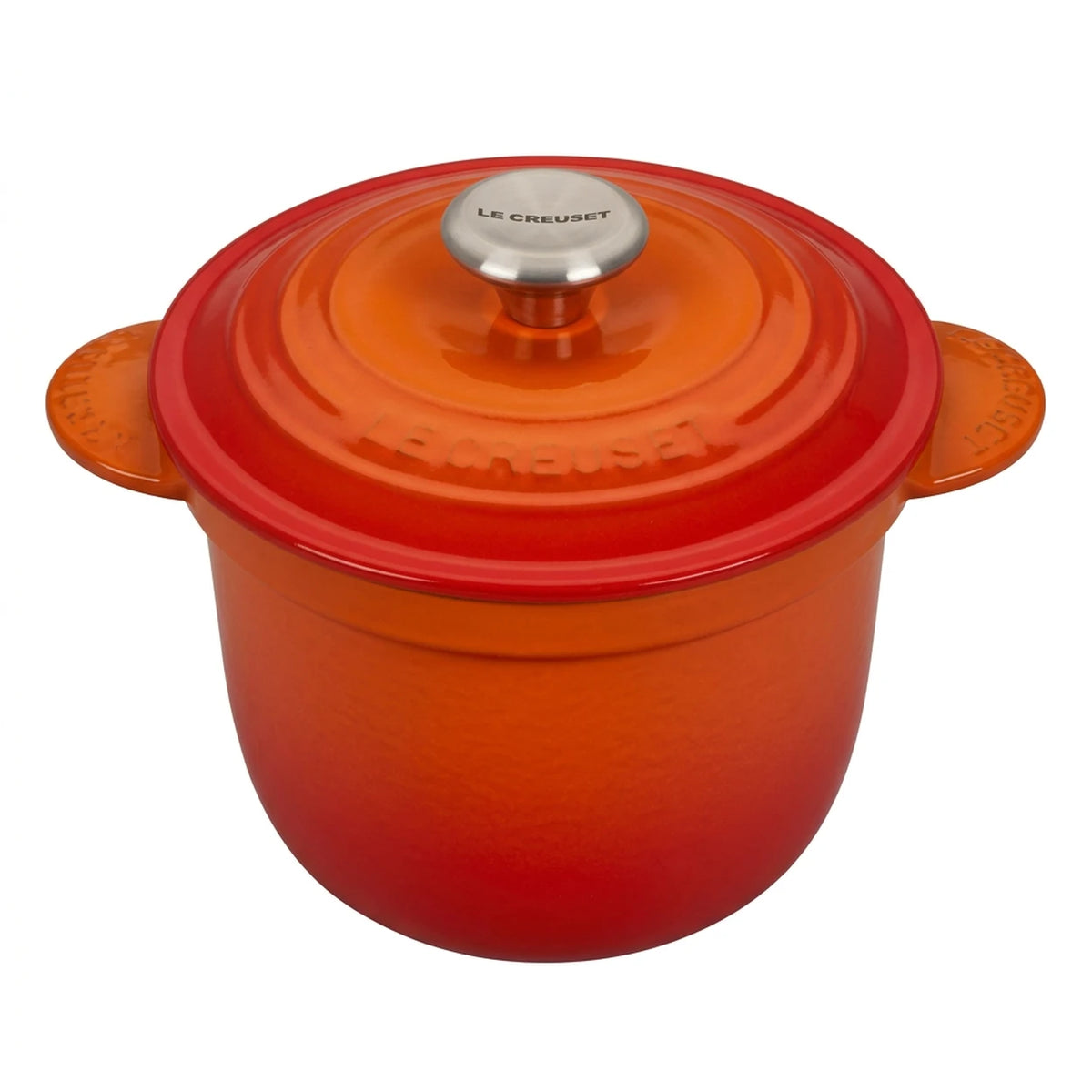 Le Creuset Cocotte Every Rijstpan 18 cm – 2L – Geëmailleerd Gietijzer – Oranje-Rood