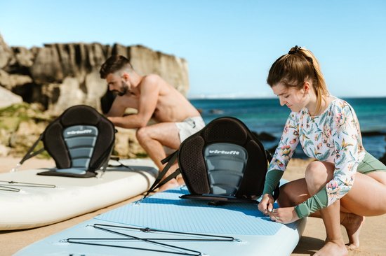 VirtuFit Supboard Ocean 275 - Sand Beige - Stand Up Paddle Board - Supboard Opblaasbaar - Voor beginners en gevorderden - Verstelbare peddel - Max. 180 kg