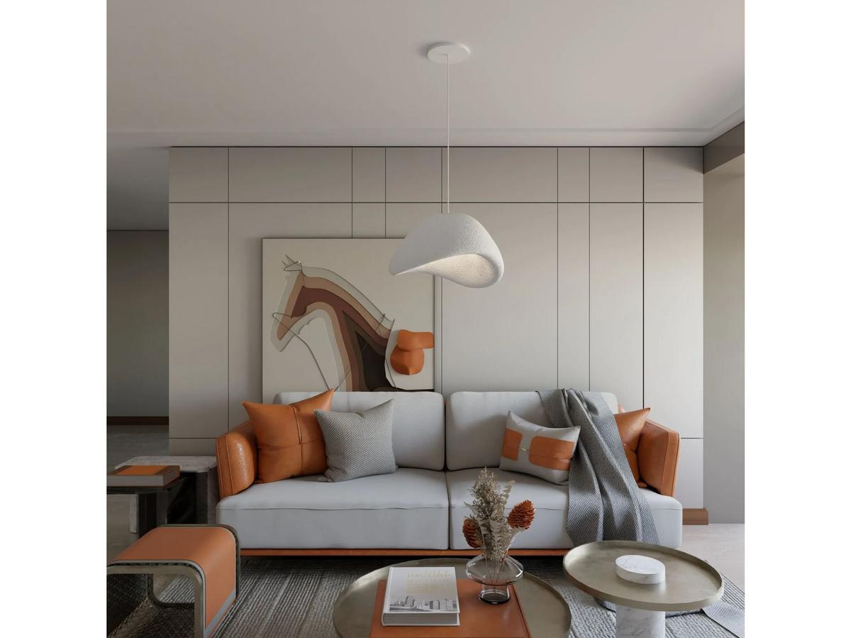 Wabi Sabi Nomu Plafondlamp - Minimalistisch Design - Wit - 439WBL1131