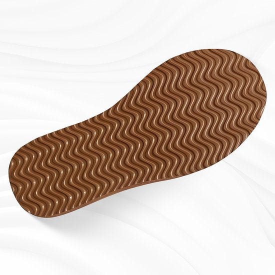 Pantoffels Dames - Sloffen - Maat 42/43 - Chestnut - Anti-slip - Comfeet