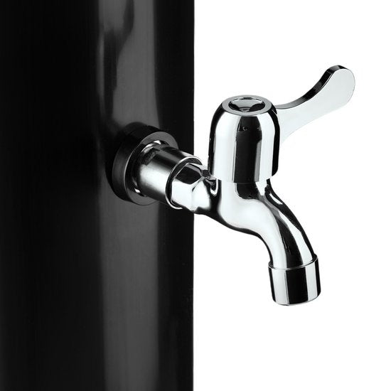 tectake - Buitendouche Orinoco 38 l zwart - 404471