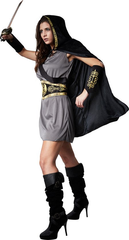 Dressforfun Behendige jageres L - verkleedkleding kostuum halloween verkleden feestkleding carnavalskleding carnaval feestkledij partykleding - 302530