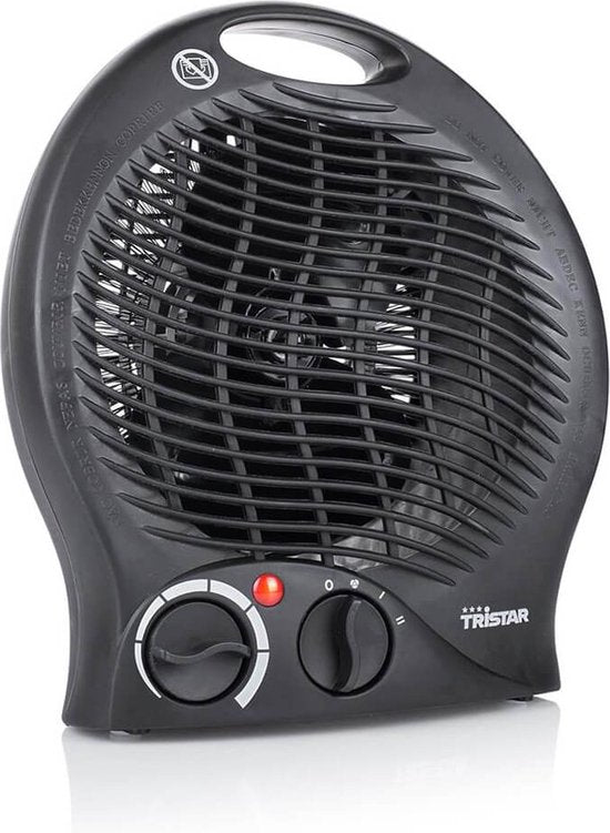 Tristar Elektrische campingkachel KA-5037 - Ventilatorkachel - 2 warmtestanden 1000|2000 Watt - Voor kleine ruimtes - Zwart