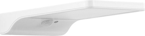 Hortensus Wandlamp Buiten - Zonne-energie - Bewegingssensor - 18 x 11 x 3 cm - Wit