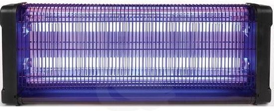 Perel Insectenverdelger, elektrisch, spanningsrooster 2800 V, uitneembare opvangbak, 150 m², zwart