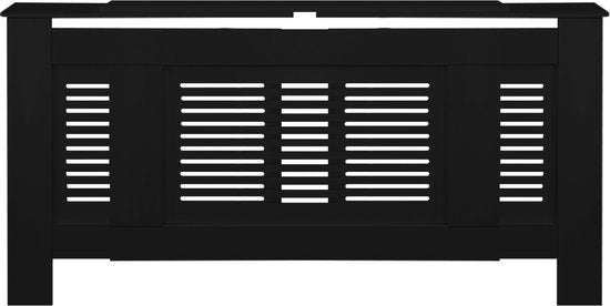 Radiator Ombouw - Verwarming Omkasting - Breed Variabel - 140 tot 190 cm - Zwart