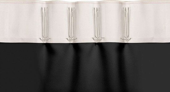 Larson Blackout Gordijn - Geweven - Haken - 150 x 250 cm