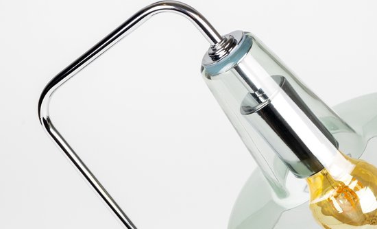 Feliz Lifestyle Tafellmap - Groen - Glas - 230 V - 9 W - 30x20x59cm - Snoerlengte 1.50 m