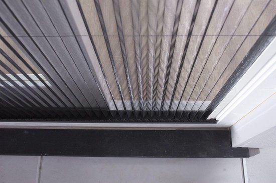 Bruynzeel Plissé S900 Hordeur - Voorgemonteerd - Aluminium - 96 x 232-236 - Wit