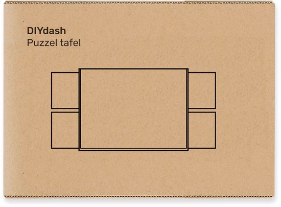 DIYDash Puzzeltafel XXL Volledig Inklapbaar - 1500 Stukjes - Mat - Bord - Plaat - Plank - Deluxe - Voor Legpuzzels - 1000