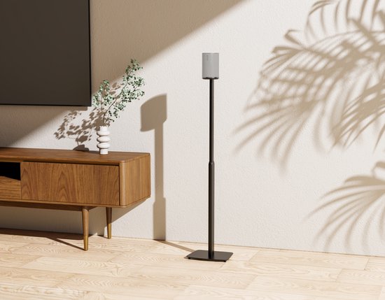 Vloerstandaard Sonos® Era 100 speaker standaard - kabelmanagment - in hoogte verstelbaar - Zwart