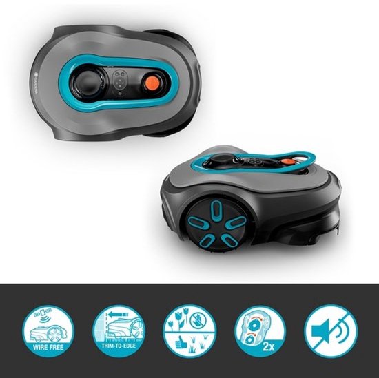 Gardena Smart Sileno Free 1000 robotgrasmaaier – tot 1000 m² – 63 x 43 x 26 cm