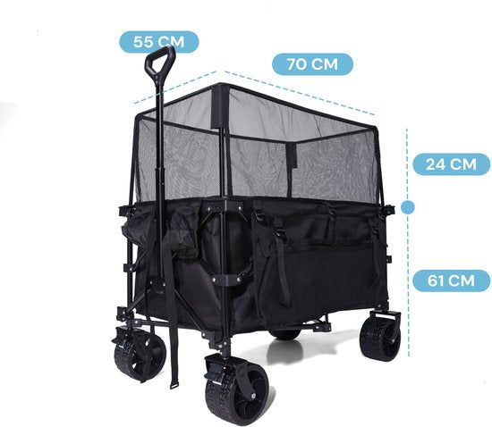 Mr Fold Bolderkar - 200L - Blue