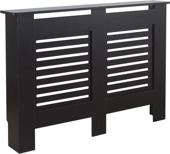 VVD Radiator Omkasting - MDF - 12x82x19cm - Zwart