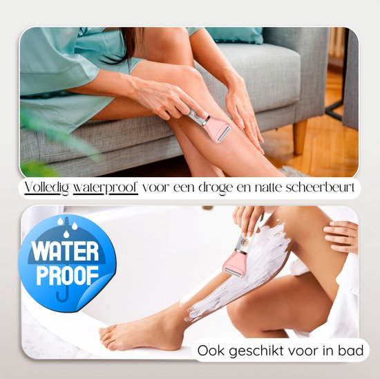 Sansbeauté® Ladyshave – Gezicht, Oksels & Bikinilijn – Elektrisch Ontharingsapparaat – USB Oplaadbaar