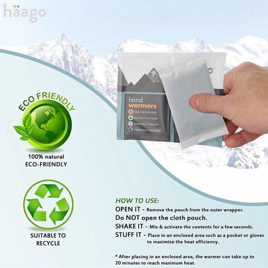 Häago 10 Paar Premium Handwarmers