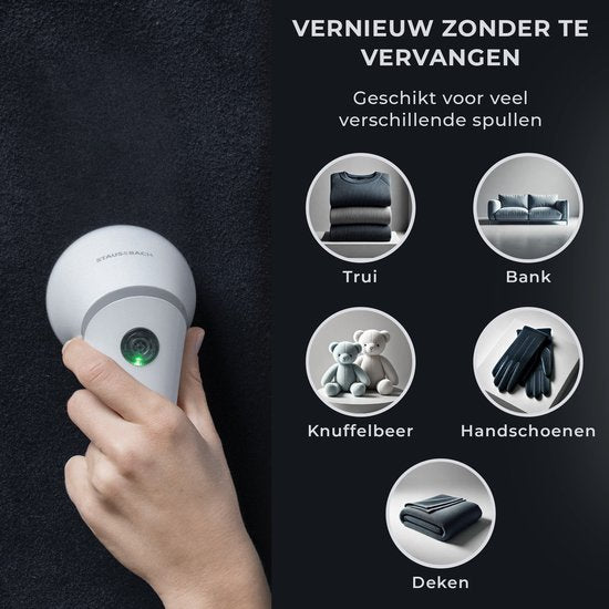 STAUS&BACH Lint Pro Ontpluizer Wit