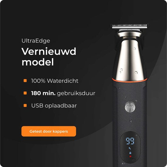 Skoov UltraEdge Trimmer - Scheerapparaat - Voor Gezicht & Lichaam - zwart