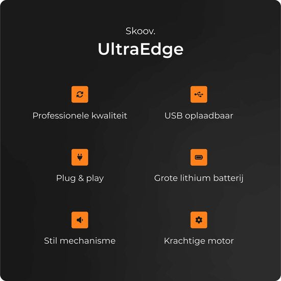 Skoov UltraEdge Trimmer - Scheerapparaat - Voor Gezicht & Lichaam - zwart