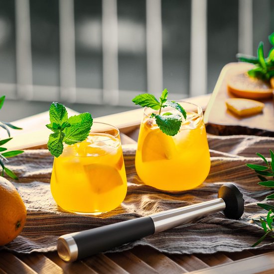BarDeluxe® Cocktail Set - 12-Delig - Cocktail Shaker Set (750ml) - Luxe Cadeauverpakking - Inclusief Nederlandstalig Receptenboek