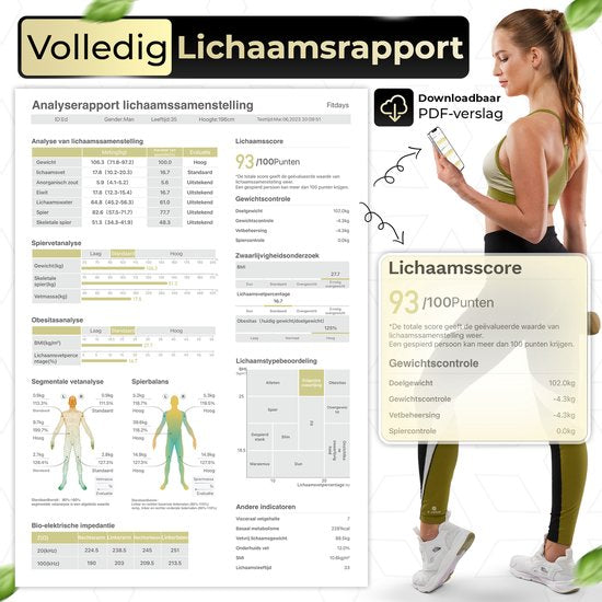 e.volve premium Personenweegschaal Digitaal Zwart