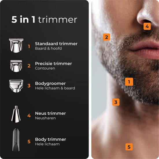 Skoov UltraEdge Trimmer - Scheerapparaat - Voor Gezicht & Lichaam - zwart