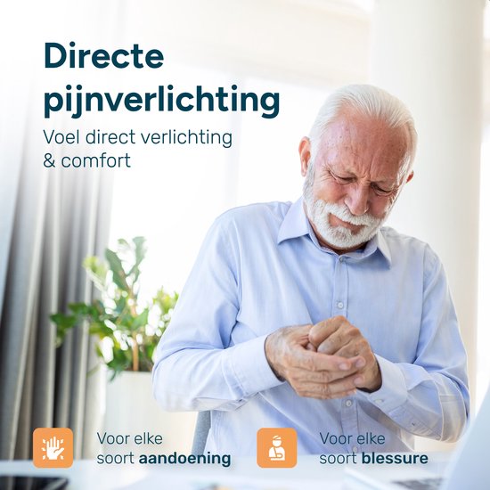 Vingerspalk - Geschikt voor alle vingers - Blauw - Middel vinger - One size - Spalk