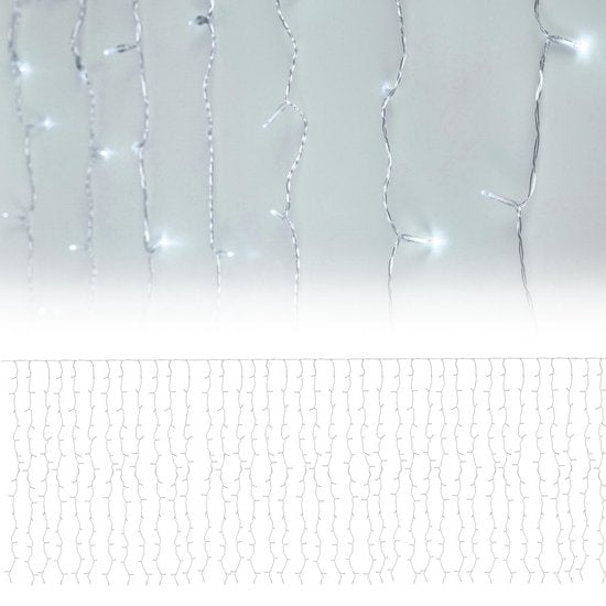 Gordijnverlichting - 240LED - 225x150cm - koel wit