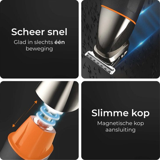 Skoov UltraEdge Trimmer - Scheerapparaat - Voor Gezicht & Lichaam - zwart