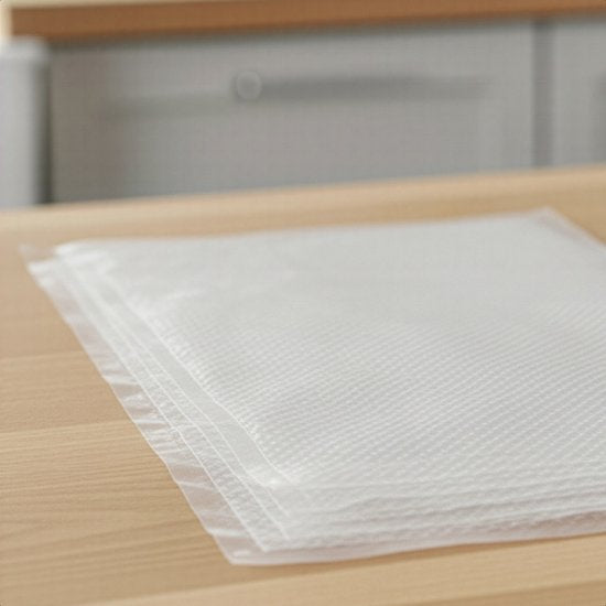 KitchenBrothers Vacuumzakken - 50 stuks - 20x30cm - BPA-vrij - Vacuumzakken voedsel - Sous vide zakken - Voor Vacumeermachine