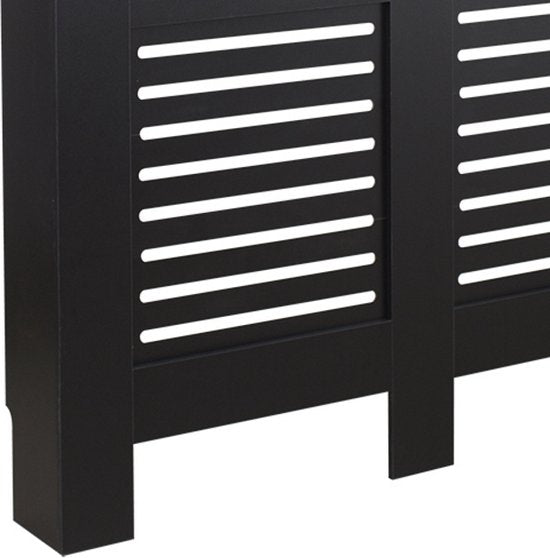 VVD Radiator Omkasting - MDF - 12x82x19cm - Zwart
