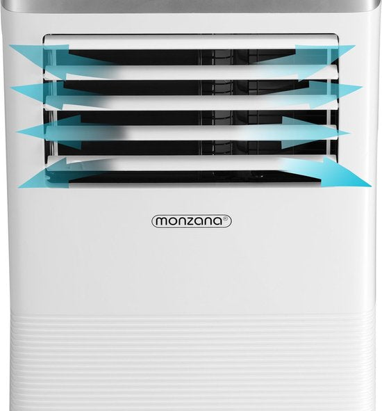 Monzana Mobiele Airco MZKA1000 - 4in1 Inclusief App-bediening - Wit