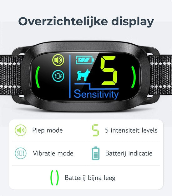 Dutchwide Anti-blafband Pro – 100% Waterdicht – Zonder Schokken – Oplaadbaar